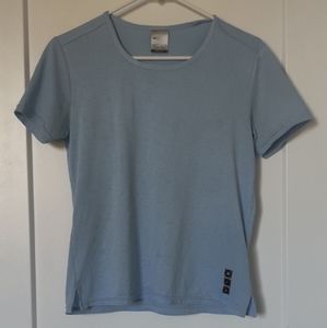 A blue athletic top!